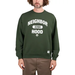 Neighborhood College Sweatshirt (Grün / Weiß)