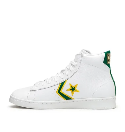 Converse Pro Leather 'Celtics' (Weiß / Gelb / Grün)