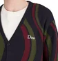 Dime Lightwave Knit Cardigan (Schwarz / Grün / Rot)