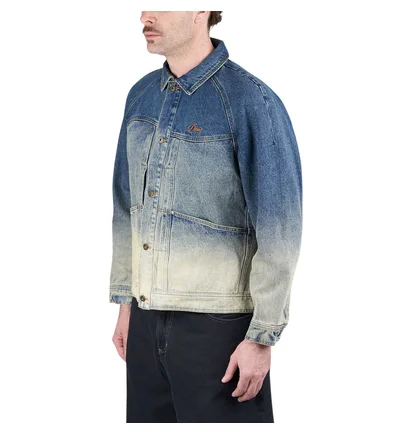 Dime Denim Jacket (Blau / Weiss)