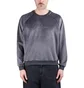 Dime Cursive Velvet Crewneck (Grau)