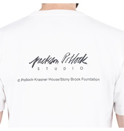 Medicom Adam Et Rope x Jackson Pollock Studio Splash T-Shirt (Weiß)