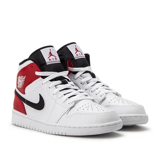 Nike Air Jordan 1 Mid 'Chicago Remix' (Weiß / Rot)