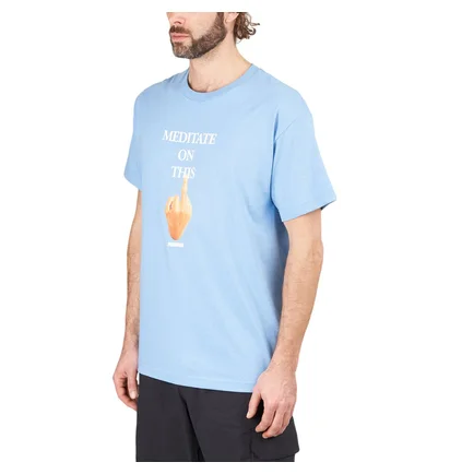 Pleasures Message T-Shirt (Blau)