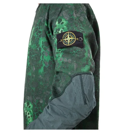 Stone Island Alligator Camo Sweat Shirt (Grün)