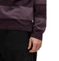 Stüssy Swirl Stripe Polo (Lila / Schwarz)