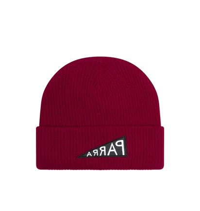 by Parra Mirrored Flag Logo Beanie (Dunkelrot)