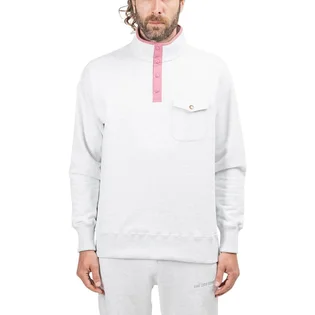 Aimé Leon Dore Half Button Sweatshirt (Hellgrau)