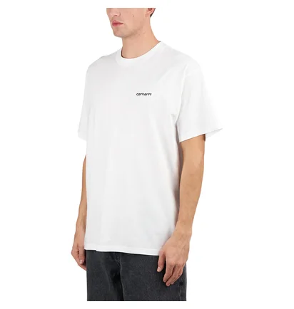 Carhartt WIP S/S Script Embroidery T-Shirt (Schwarz)