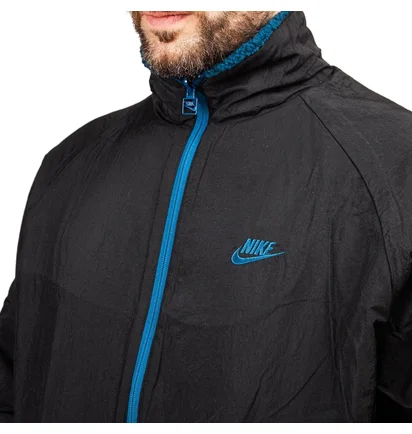 Nike NSW Reversible Swoosh Fullzip (Blau / Schwarz)