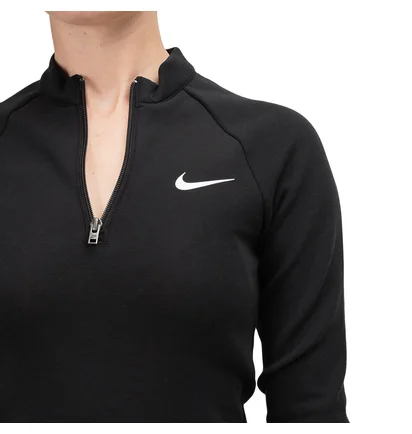 Nike WMNS Long-Sleeve Dress (Schwarz)