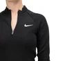 Nike WMNS Long-Sleeve Dress (Schwarz)