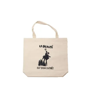 Raised by Wolves Black Lodges Tote Bag (Beige)
