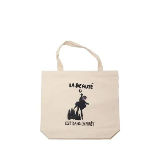 Raised by Wolves Black Lodges Tote Bag (Beige)
