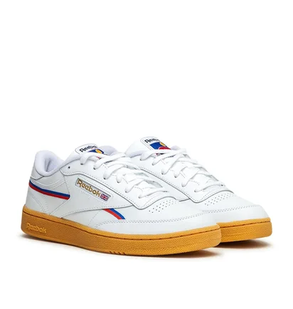 Reebok CLUB C 85 MU (Weiß / Rot / Blau)