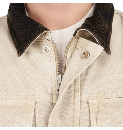 Stüssy Washed Canvas Shop Jacket (Beige)