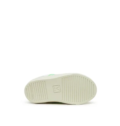 Veja Kids V-10 Velcro Chromefree (Weiß / Grün)