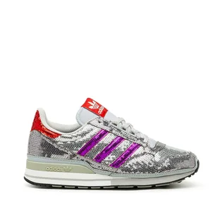 adidas W ZX 500 (Silber / Lila / Rot)