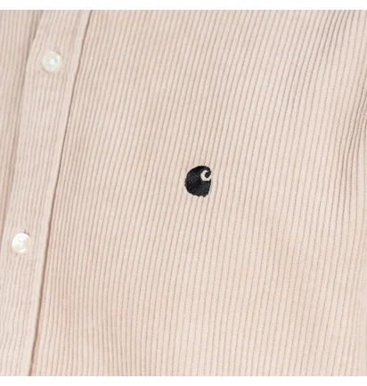 Carhartt WIP Longsleeve Madison Cord Shirt (Beige)