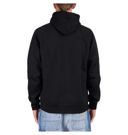 Carhartt WIP Hooded Chase Sweat (Schwarz / Gold)