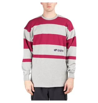 Karhu Uni Stripe Sweatshirt (Grau / Rot)