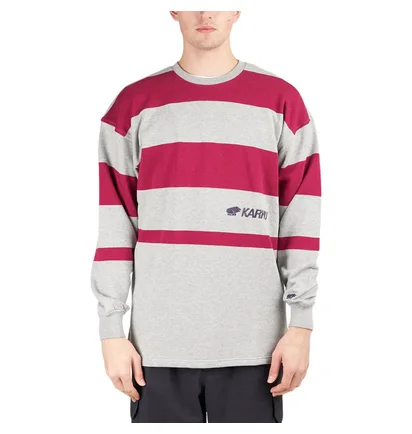 Karhu Uni Stripe Sweatshirt (Grau / Rot)