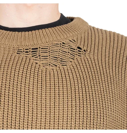 Neighborhood Savage.Crew /Ca-Knit Pullover (Khaki)