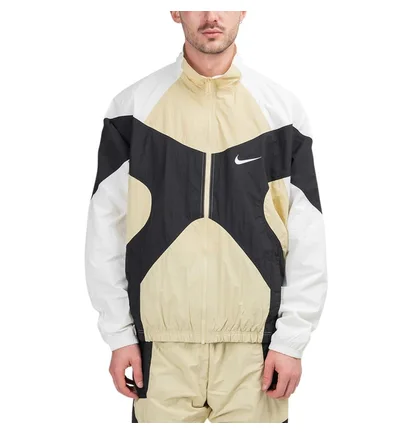 Nike NSW Re-Issue Woven Jacket (Beige / Schwarz / Weiß)