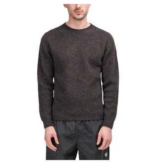 Norse Projects Birnir Brushed Lambswool Crewneck (Schwarz)