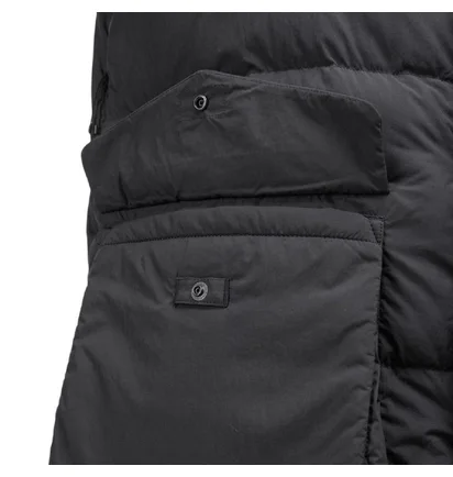 Snow Peak Recycled Nylon Ripstop Down Coat (Schwarz)