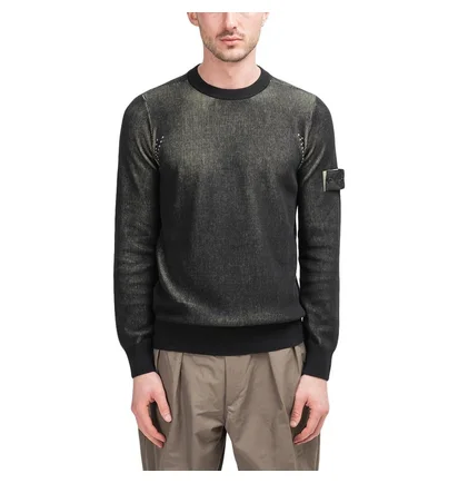 Stone Island Shadow Project Two Colour Crewneck (Schwarz)