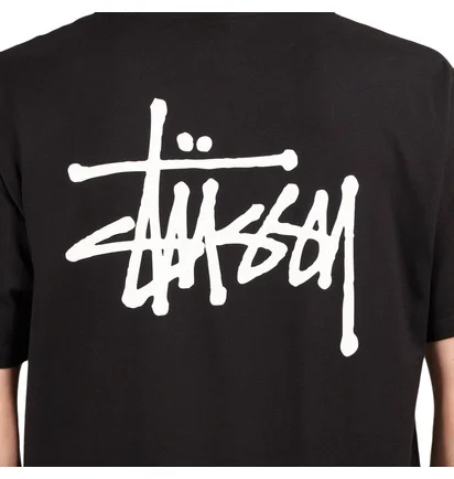 Stüssy Basic Tee (Schwarz)
