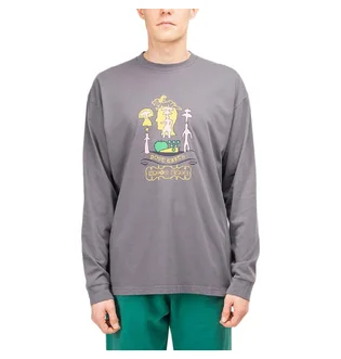 Brain Dead Ants Longsleeve (Grau / Lila)
