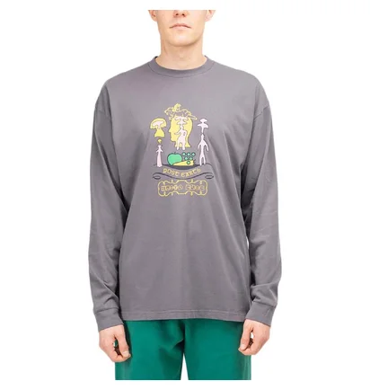 Brain Dead Ants Longsleeve (Grau / Lila)
