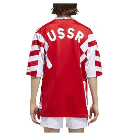 adidas Russia MashUp T-Shirt (Rot / Weiß)