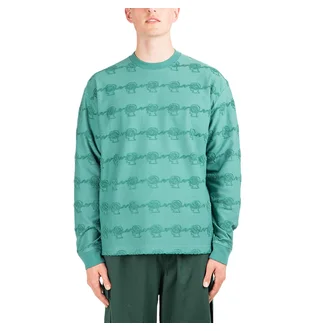 Brain Dead Running Head Longsleeve (Grün)