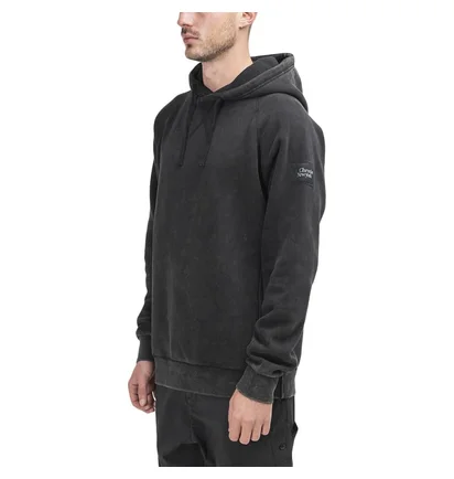 Chrystie NYC Acid Wash Crewneck (Schwarz)