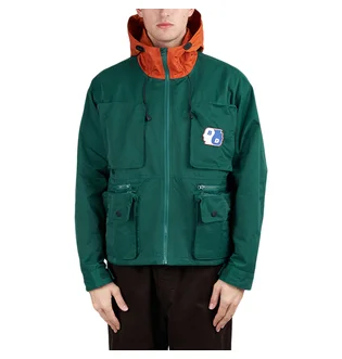Brain Dead Cropped Hunting Jacket (Grün / Orange)