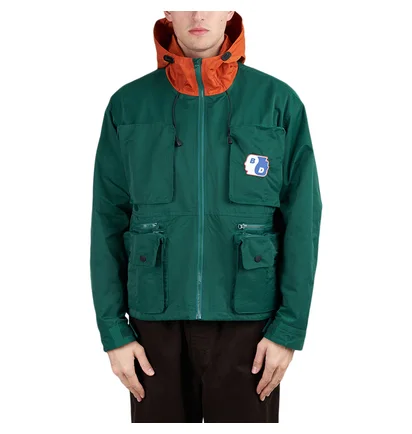 Brain Dead Cropped Hunting Jacket (Grün / Orange)