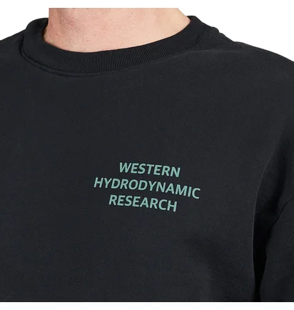Western Hydrodynamic Research Worker Fleece Crew (Schwarz)
