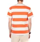 Norse Projects Johannes Wide Stripe (Rot / Hellbeige)