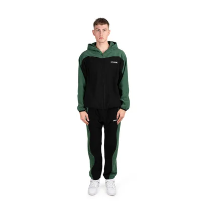 Pleasures Whiskey Zip Hoodie (Grün / Schwarz)