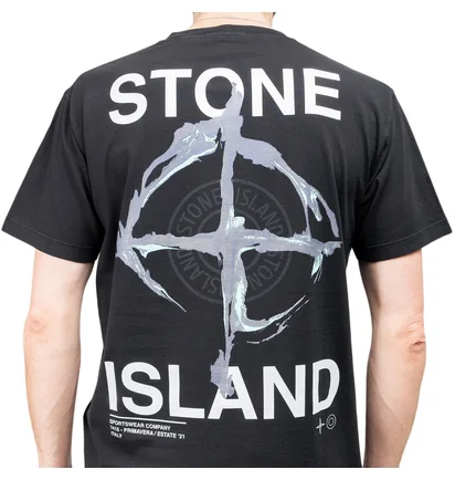 Stone Island Marble Three T-Shirt (Schwarz)