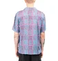 Stüssy Hand Drawn Houndstooth Shirt (Blau / Rot)