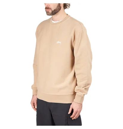 Stüssy Stock Logo Crew (Beige)