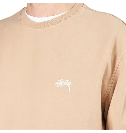 Stüssy Stock Logo Crew (Beige)