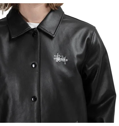 Stüssy WMNS Pu Coach Jacket (Black)