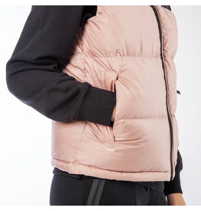 The North Face W 1996 Nuptse Weste (Rosa / Schwarz)