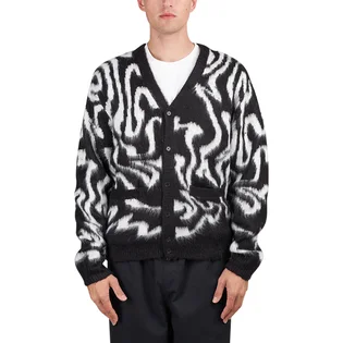 Obey Pally Cardigan (Schwarz / Weiß)