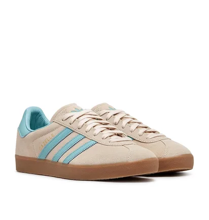 adidas Gazelle 85 (Beige / Hellblau)